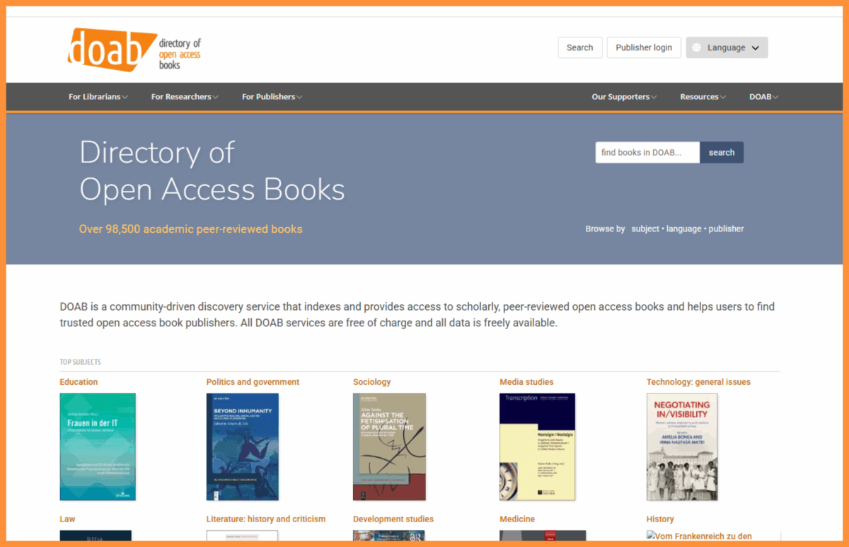 Źródła naukowe w open access