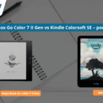 Porównanie dwóch modeli czytników do ebooków Amazon Kindle Colorsoft SE oraz Onyx Boox Go Color 7 II Gen