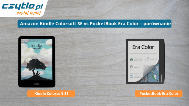 porównanie czytników kolorowych Amazon Kindle Colorsoft SE vs PocketBook Era Color