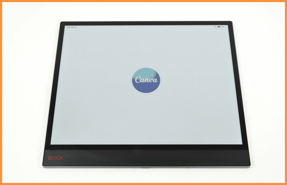 Aplikacja Canva na czytnik Onyx Boox Tab X C