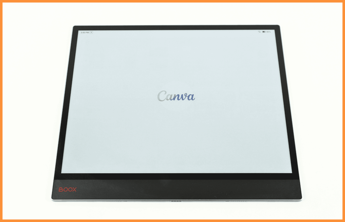 Aplikacja Canva na czytnik Onyx Boox Tab X C