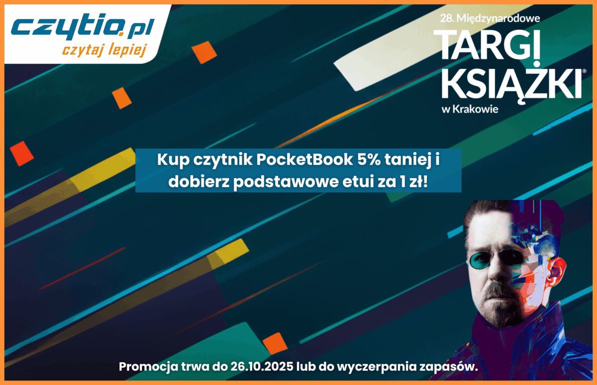 Targi ksiązki promocje PocketBook 5% taniej i standardowe etui za 1 zł