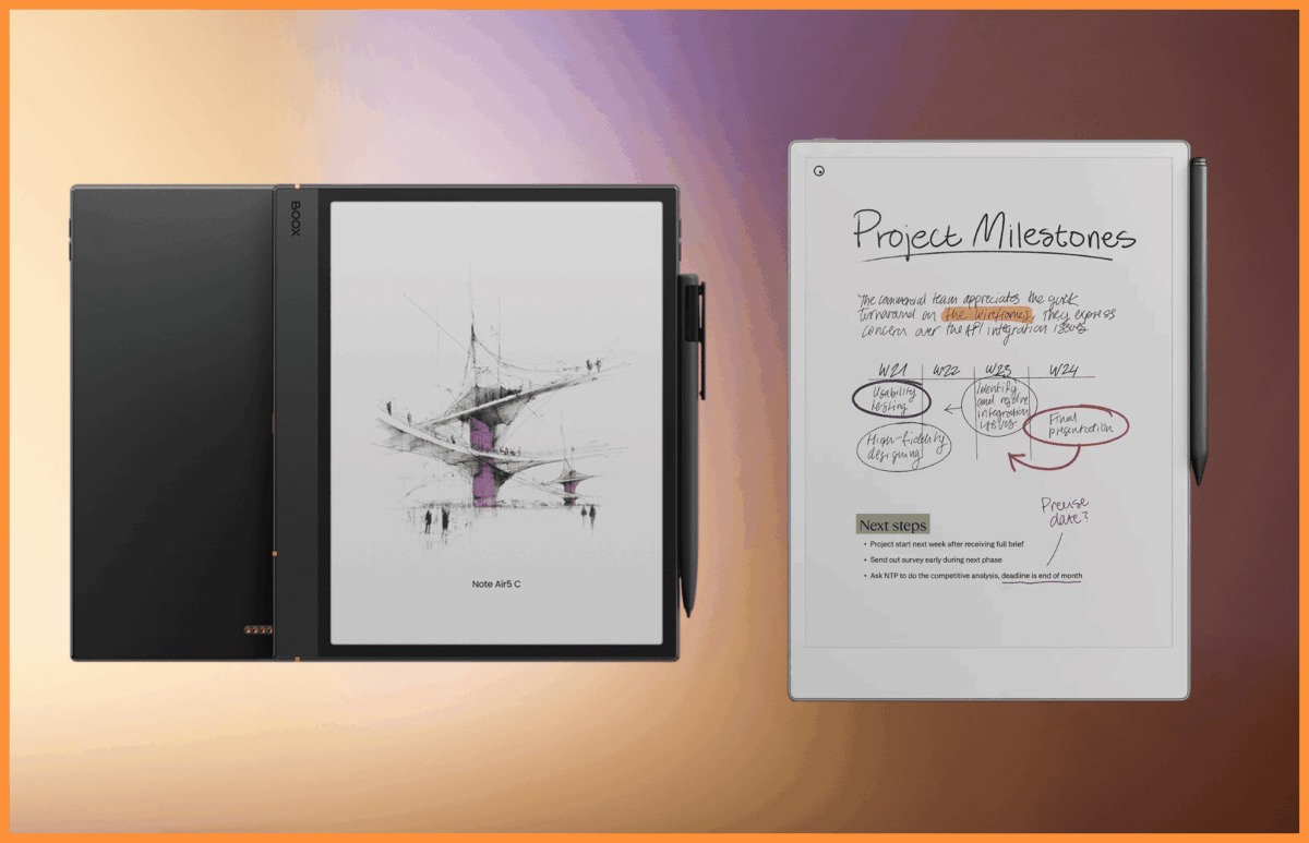 Onyx Boox Note Air 5 C vs reMarkable Paper Pro