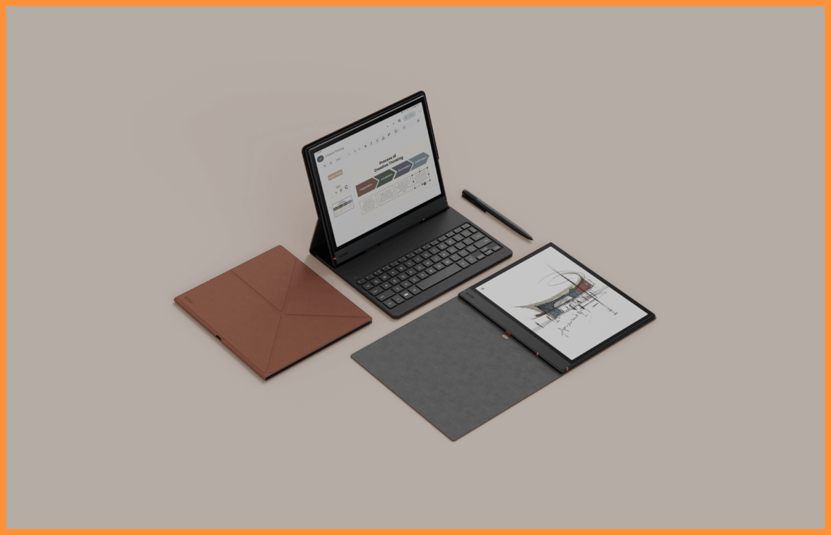 Magnetyczne etui z klawiaturą do Onyx Boox Note Air 5 C