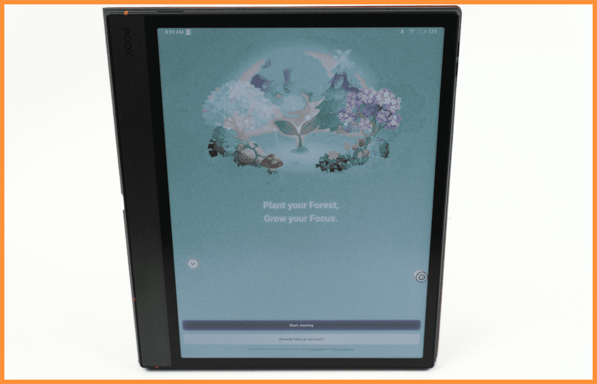 Aplikacja pomagająca się skupić na czytniku E ink