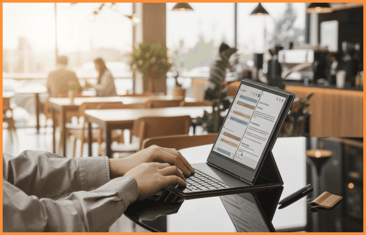 E-notatnik z kolorowym ekranem E Ink