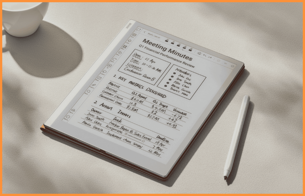 Onyx Boox Go 10,3 E-notatnik z ekranem E ink