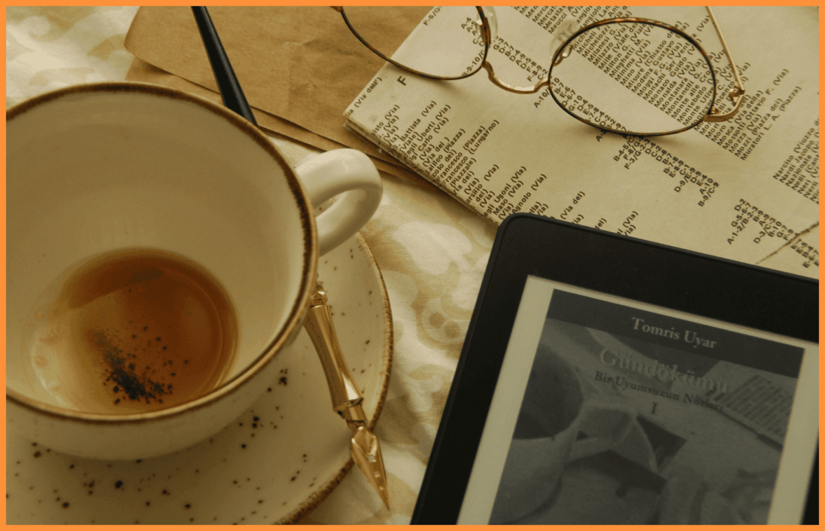 Ekran E ink w czytniku e-book