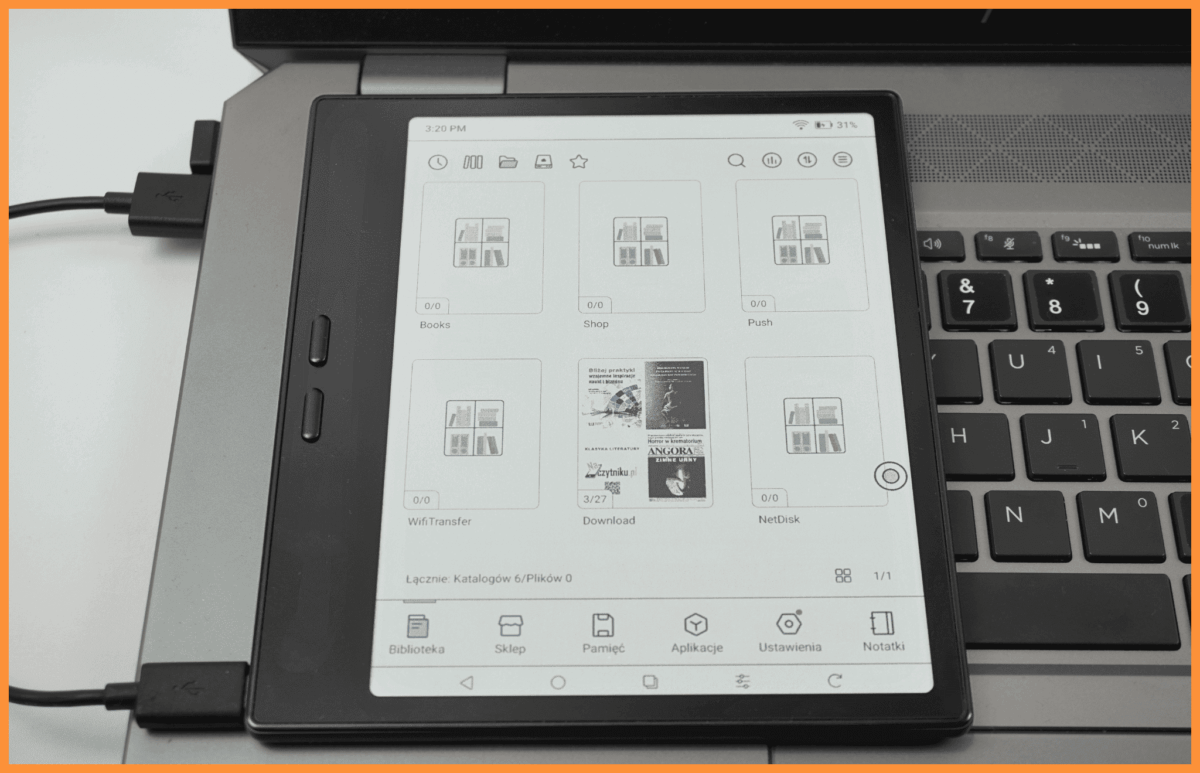 Co zrobi kiedy Onyx Boox Go Color 7 Gen 2 się zawiesi