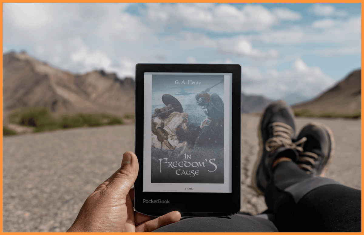 Ekran e ink na świetle słonecznym