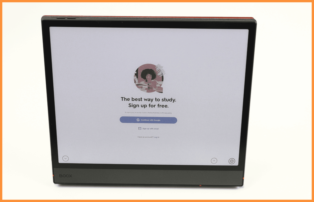 Aplikacja wspomagająca zapamiętywanie, czytnik E ink