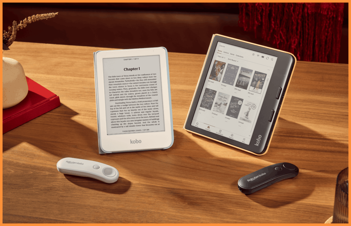 Kobo Remote pilot do zmiany stron w ebookach