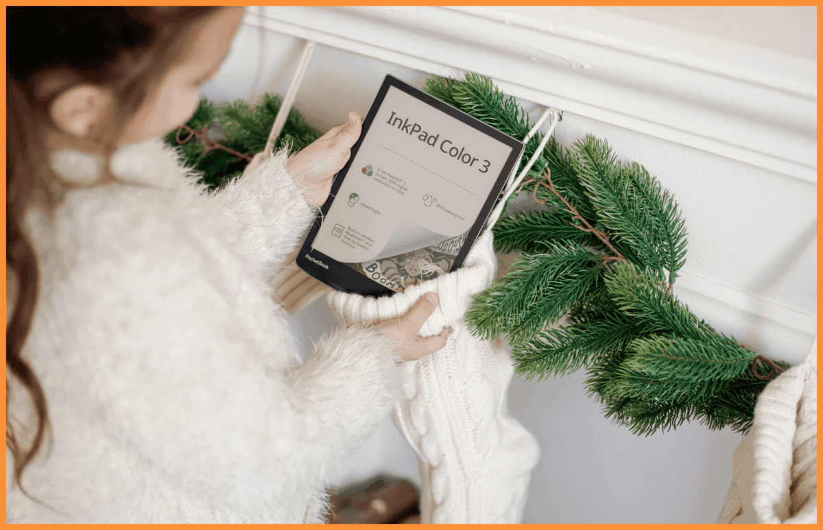 Kolorowy czytnik ebook z dużym ekranem tani