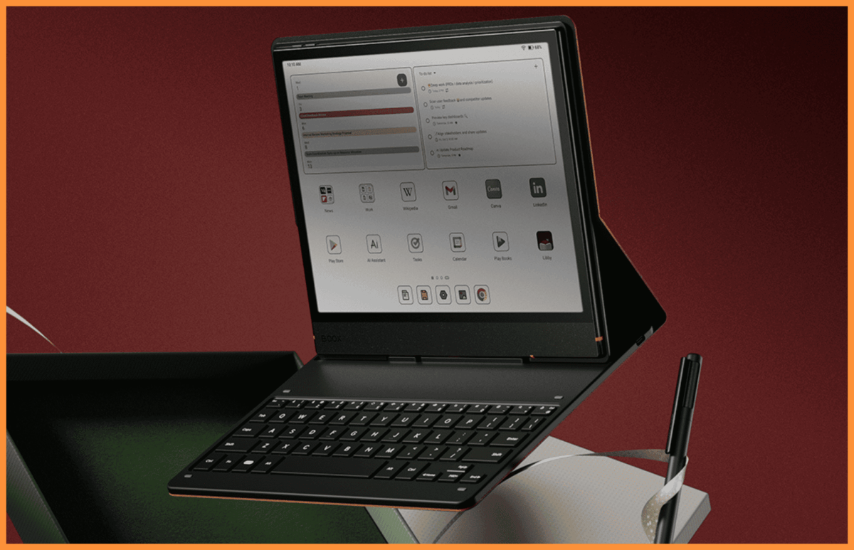 Magnetyczne etui z klawiaturą do e-notatnika Onyx Boox Note Air 5 C