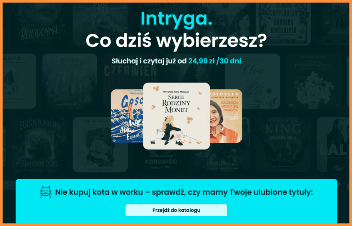 Oferta subskrypcji czytelniczej Empik Go