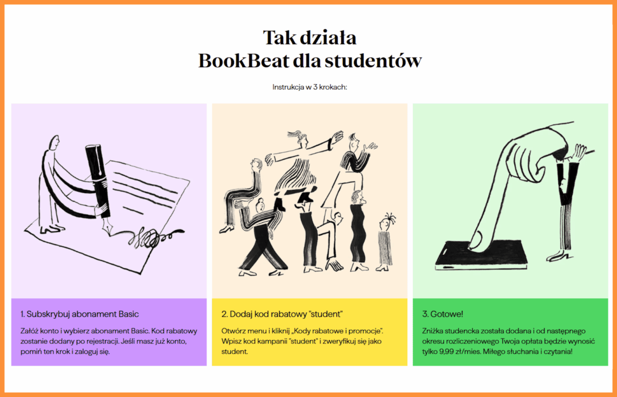 Cena BookBeat dla studentów