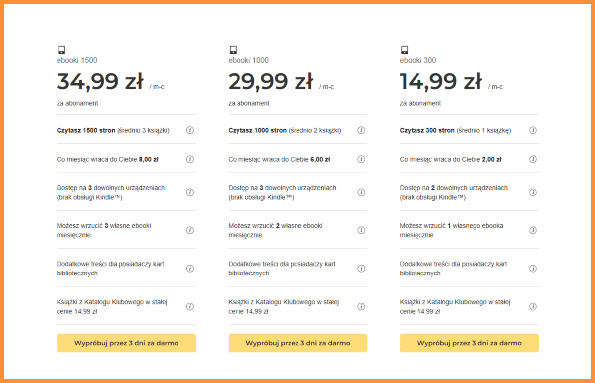 Ile kosztuje subskrypcja Legimi z limitem stron
