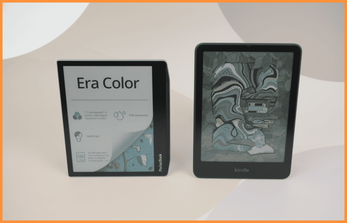 PocketBook Era Color i Amazon Kindle Colorsoft SE porównanie