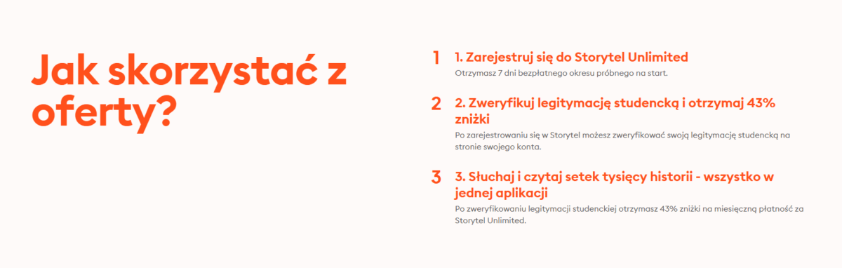 Ile kosztuje StoryTel ze zniżką studencką?