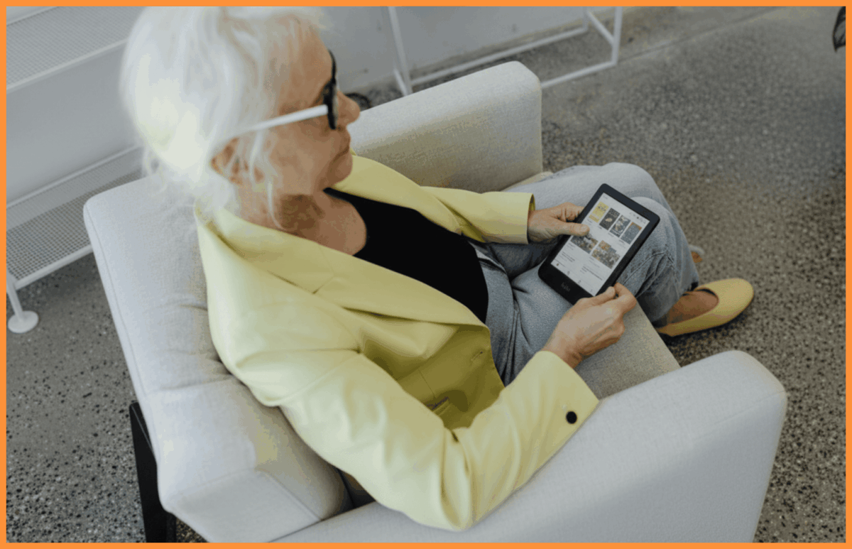 Czytnik ebook na prezent dla seniora