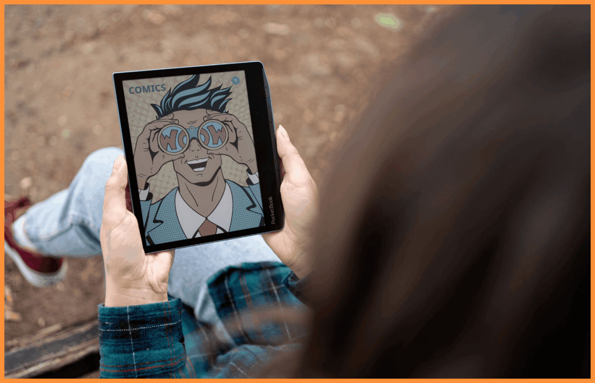 7 calowy czytnik e-book z kolorowym ekranem E-ink