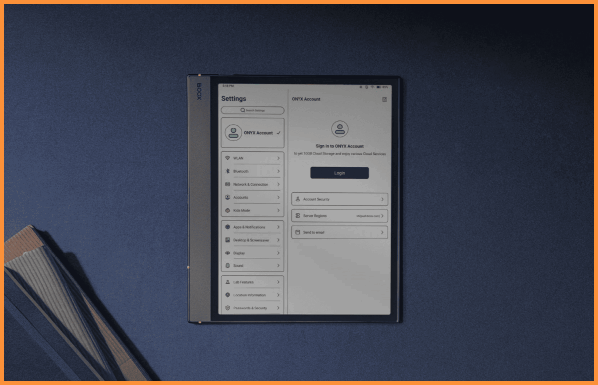 Zabezpieczenia danych a czytnikach Onyx Boox 