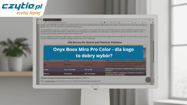 Monitor E-ink Onyx Boox Mira Pro Color