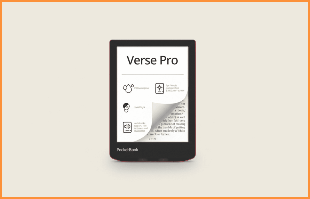 Czarno-biały czytnik e-book PocketBook