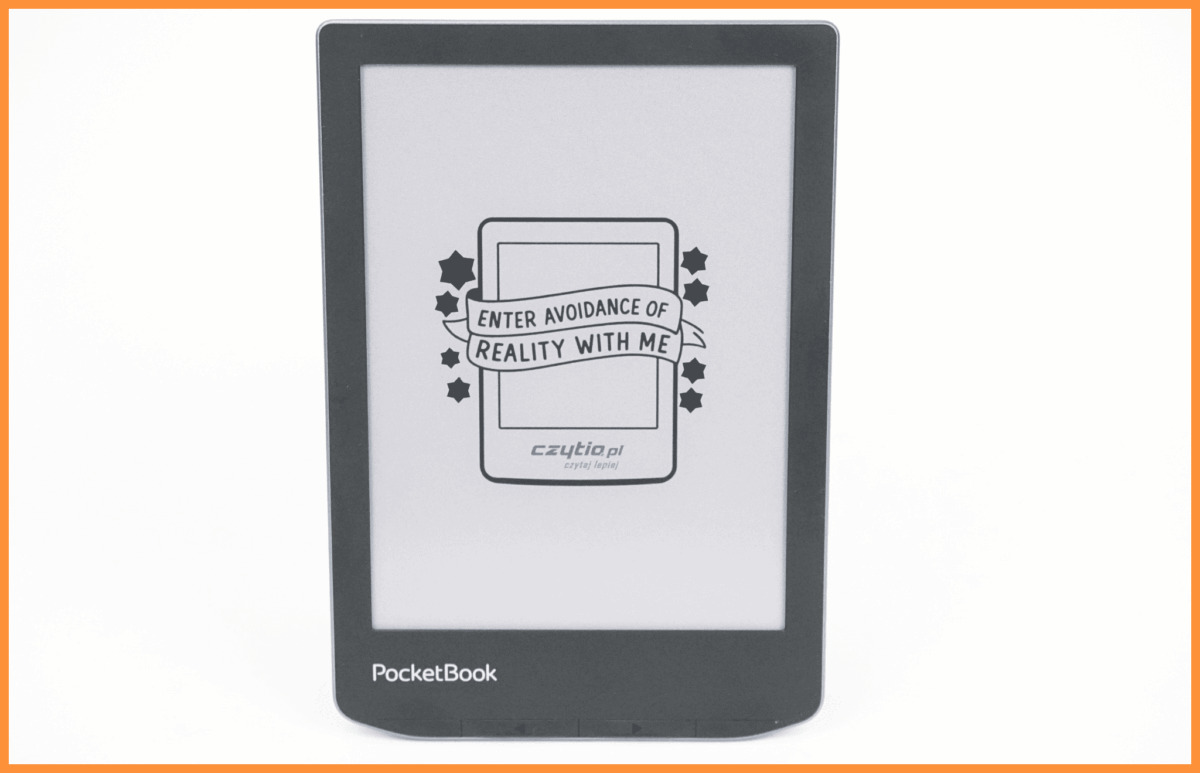 Wygaszacz ekranu w czytniku PocketBook