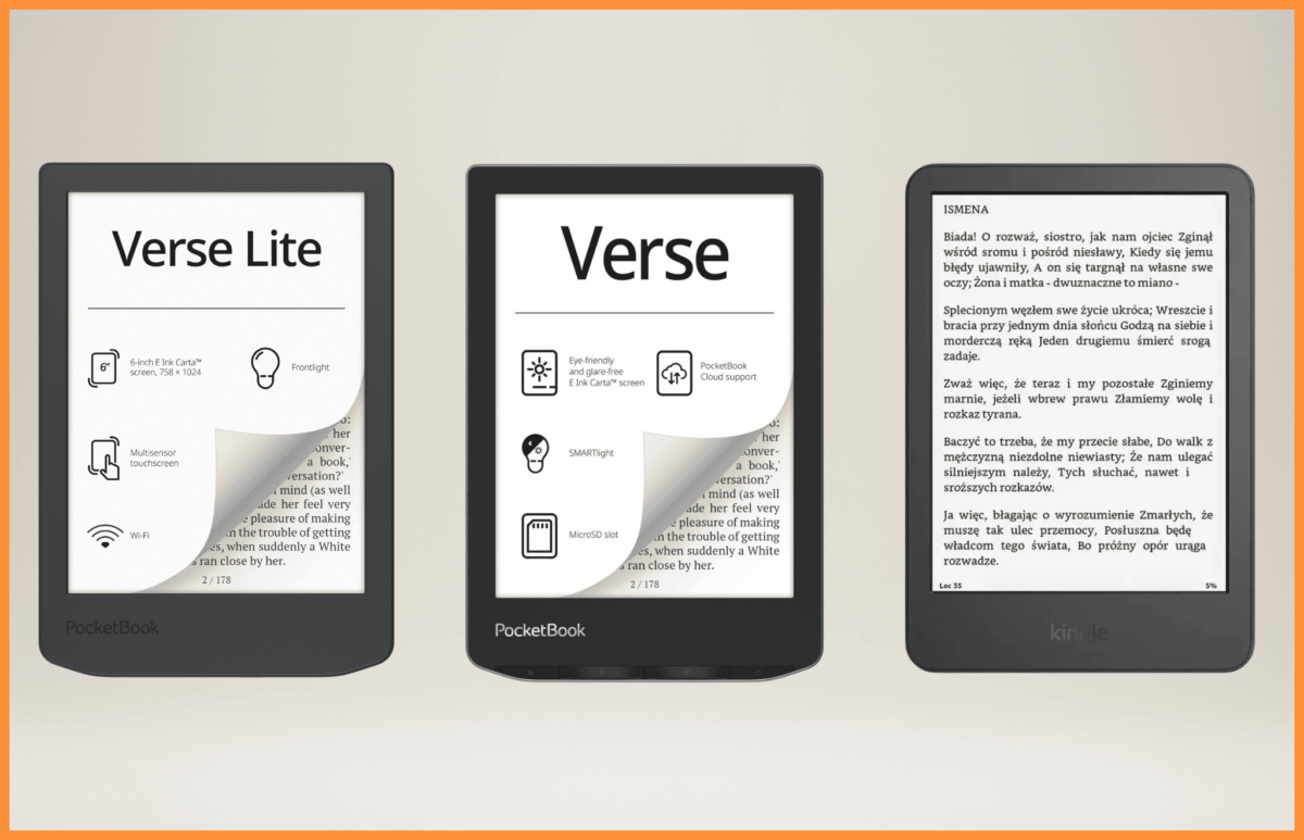 3 czytniki e-book do 600 zł