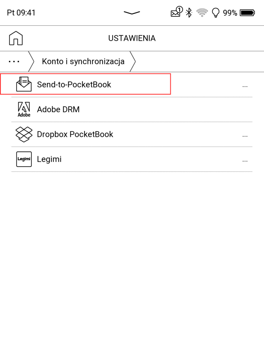 Jak skonfigurować Send To PocketBook
