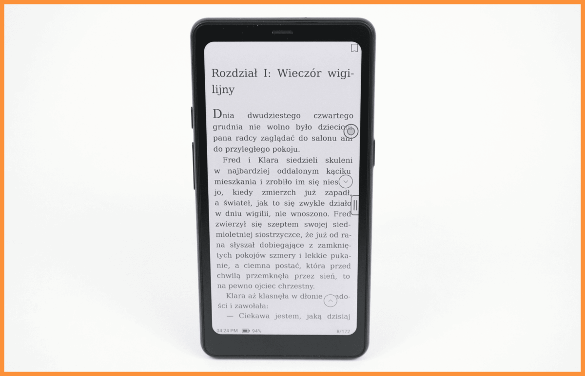 Czytanie na czytniku Boox