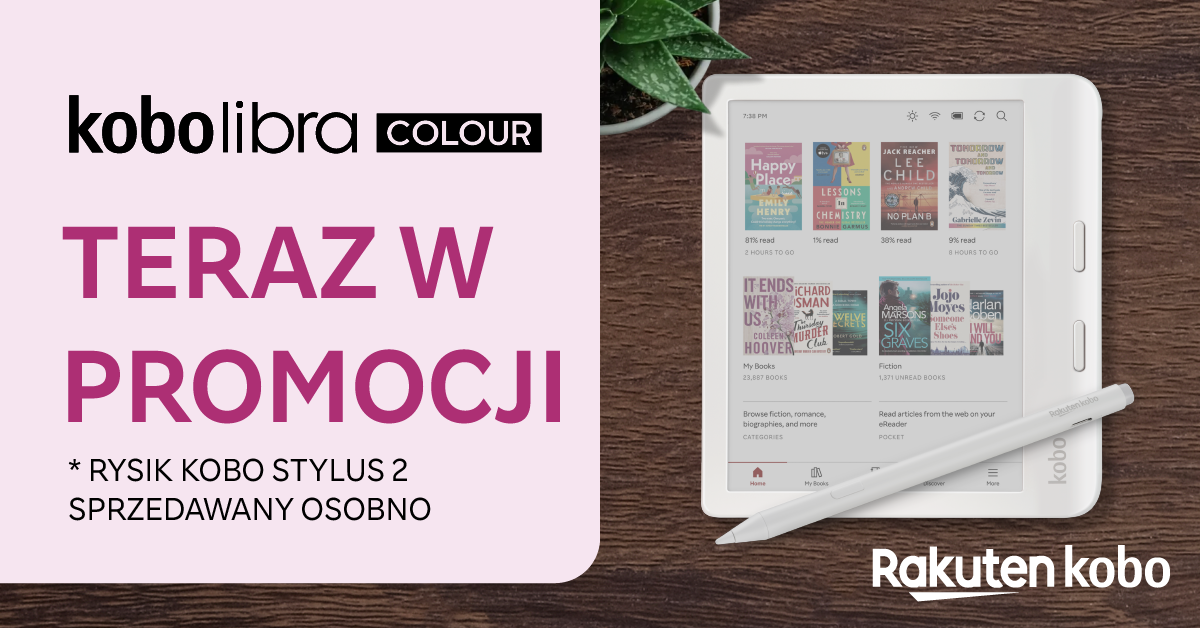 Promocja na czytnik Kobo Libra Colour
