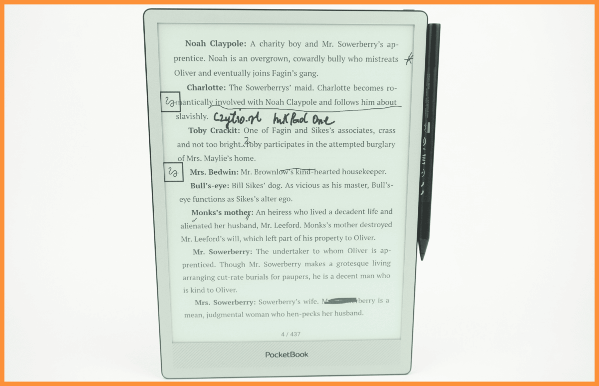 Adnotacje na InkPad One