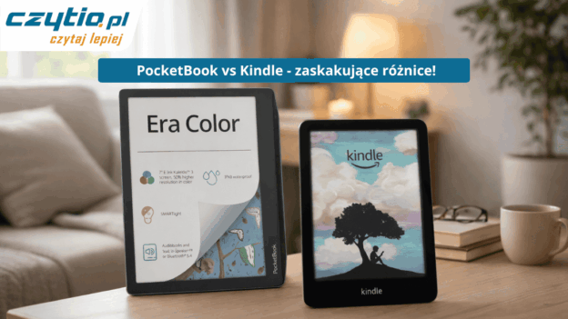 Porównanie marki PocketBook vs Amazon Kindle