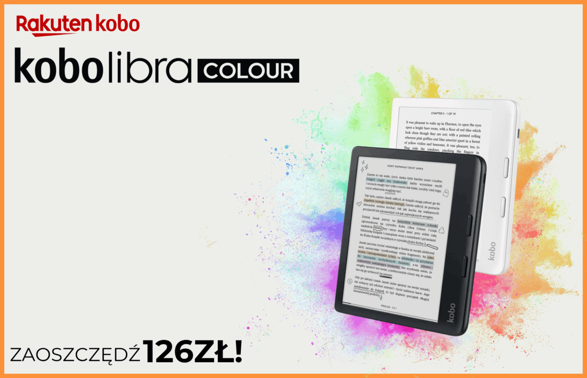 Czytnik Kobo Libra Colour w promocyjnej cenie