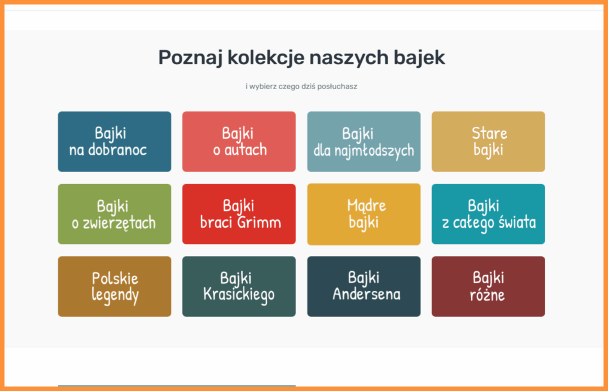 Bajki do słuchania dla dzieci