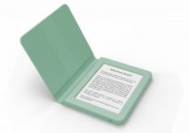 Bookeen Saga z etui Zielonym