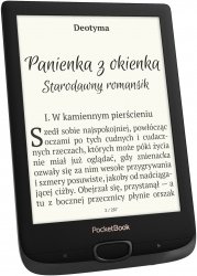 Czytnik ebooków PocketBook Basic Lux 2 (616) w kolorze czarnym