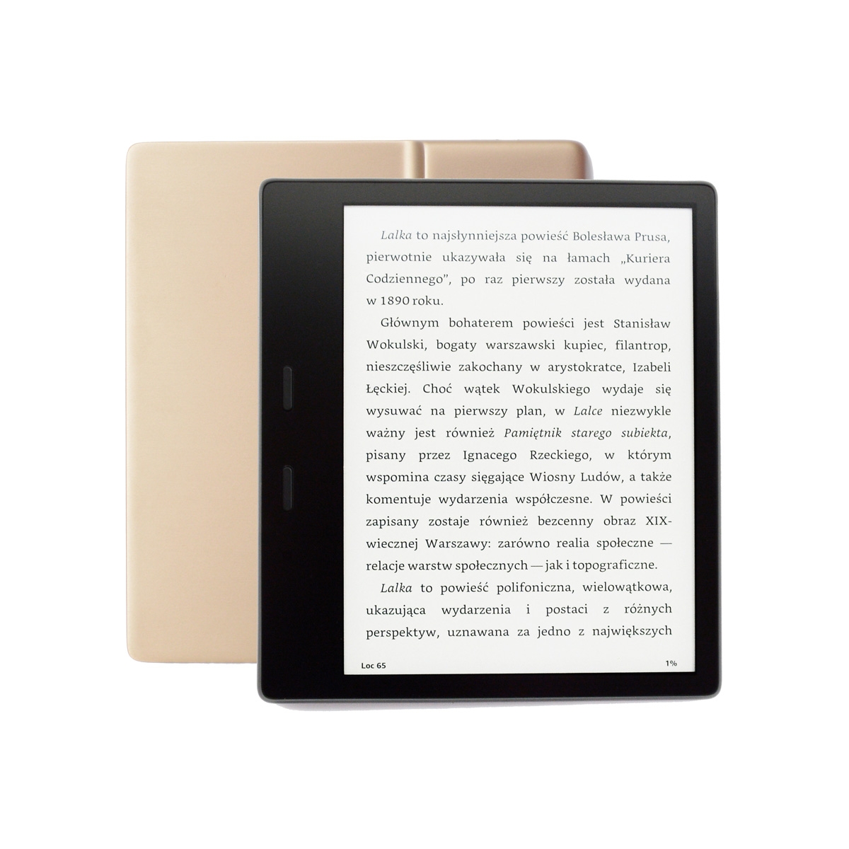 Czytnik ebook Kindle Oasis 3, 32GB złoty, ekran 7 cali!