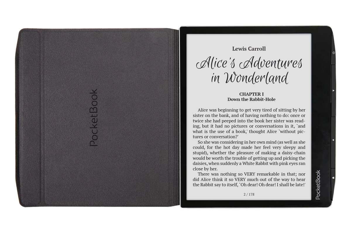 Era - etui Srebrny promocyjne Zestawy Beżowe + PocketBook Flip 16GB