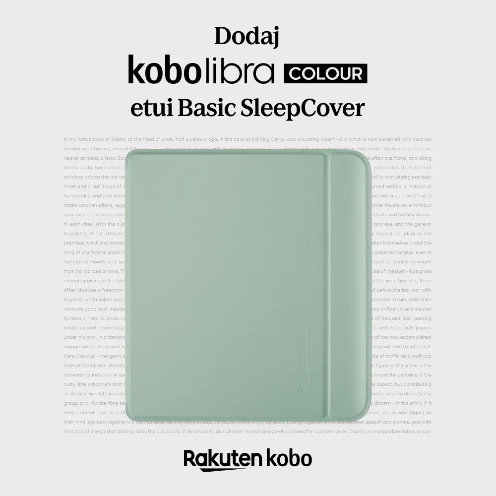 Etui Kobo Libra Colour Basic Zieleń Ogrodowa