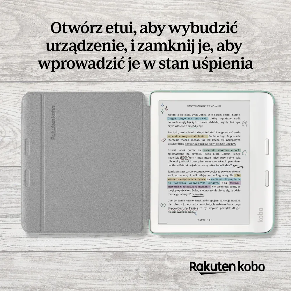 Etui Kobo Libra Colour Basic Zieleń Ogrodowa