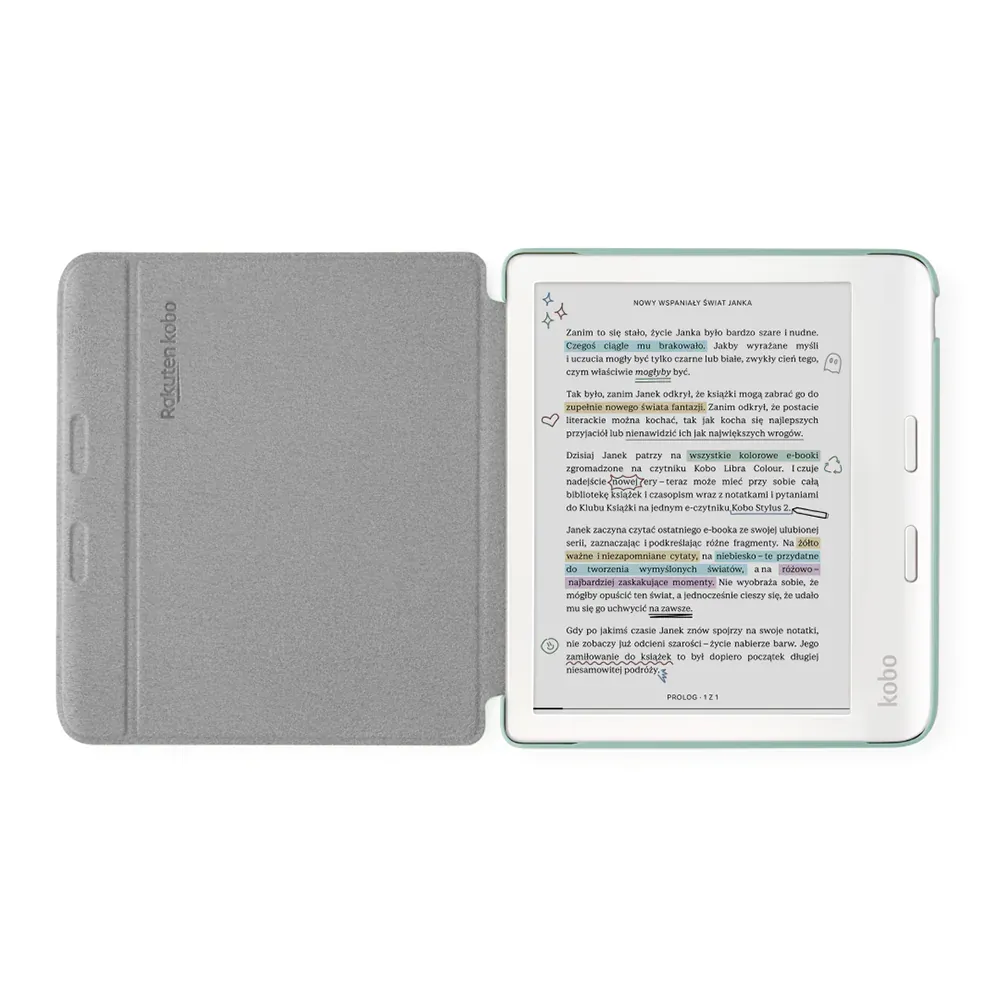 Etui Kobo Libra Colour Basic Zieleń Ogrodowa