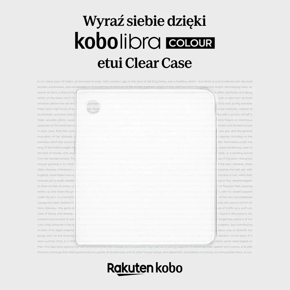 Etui Kobo Libra Colour Przezroczyste