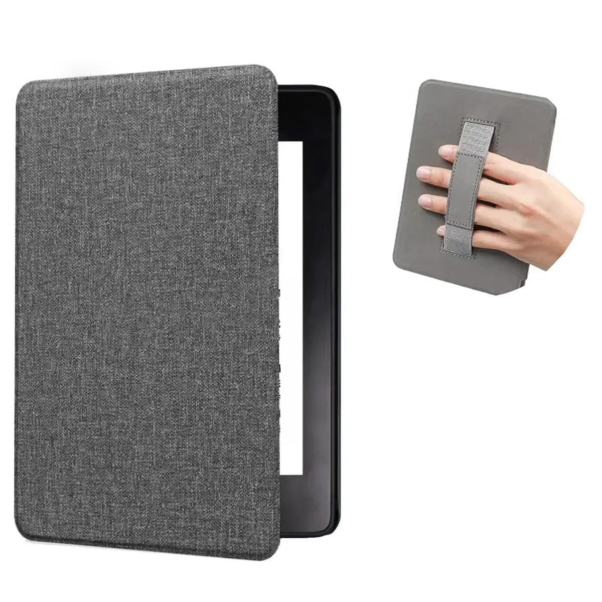 Etui Kindle Paperwhite 6 / Colorsoft z uchwytem Szare