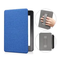 Etui Kindle Paperwhite 6 / Colorsoft z uchwytem Niebieskie
