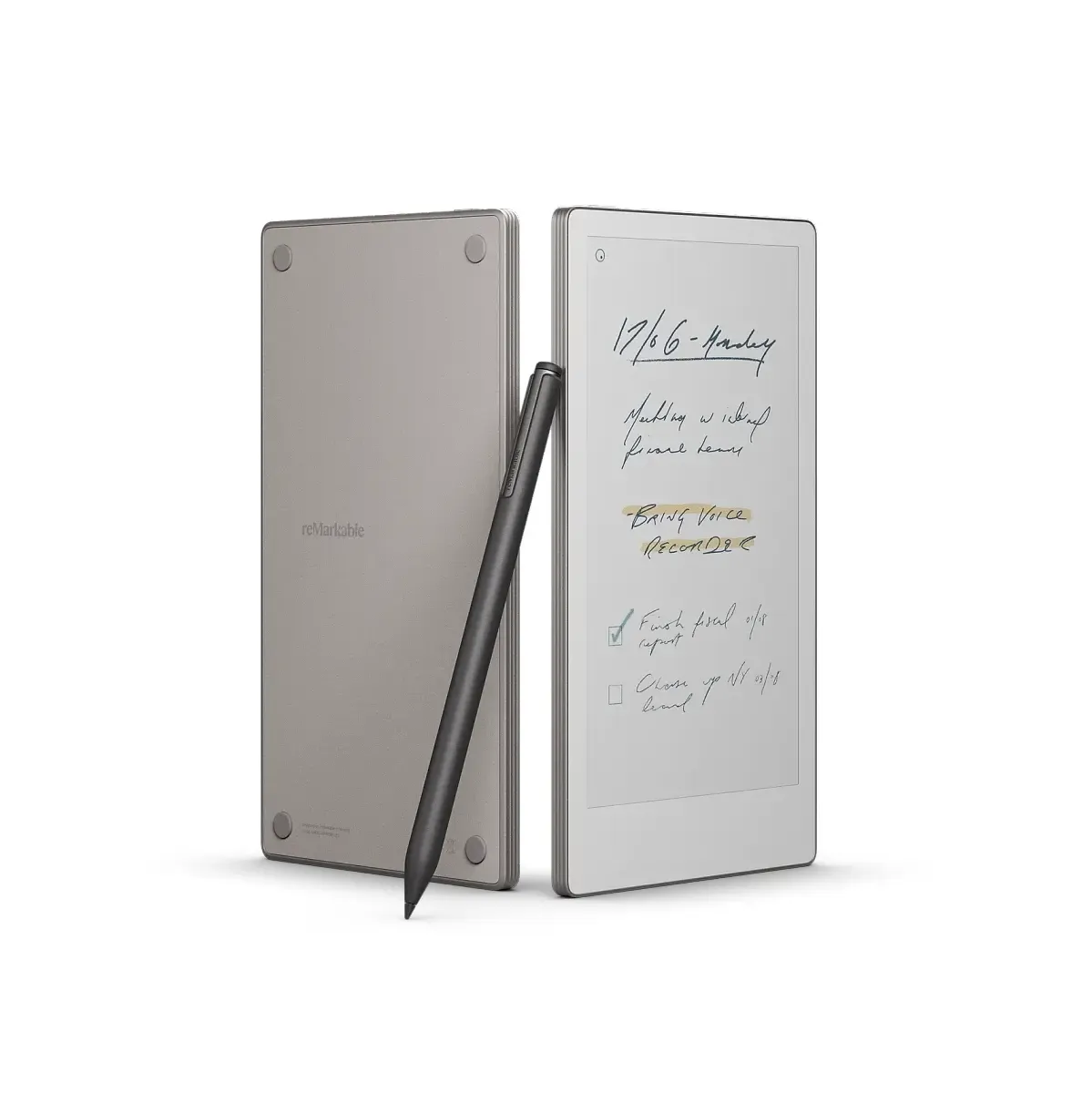 Elektroniczny notatnik reMarkable Paper Pro Move i rysikiem z gumką