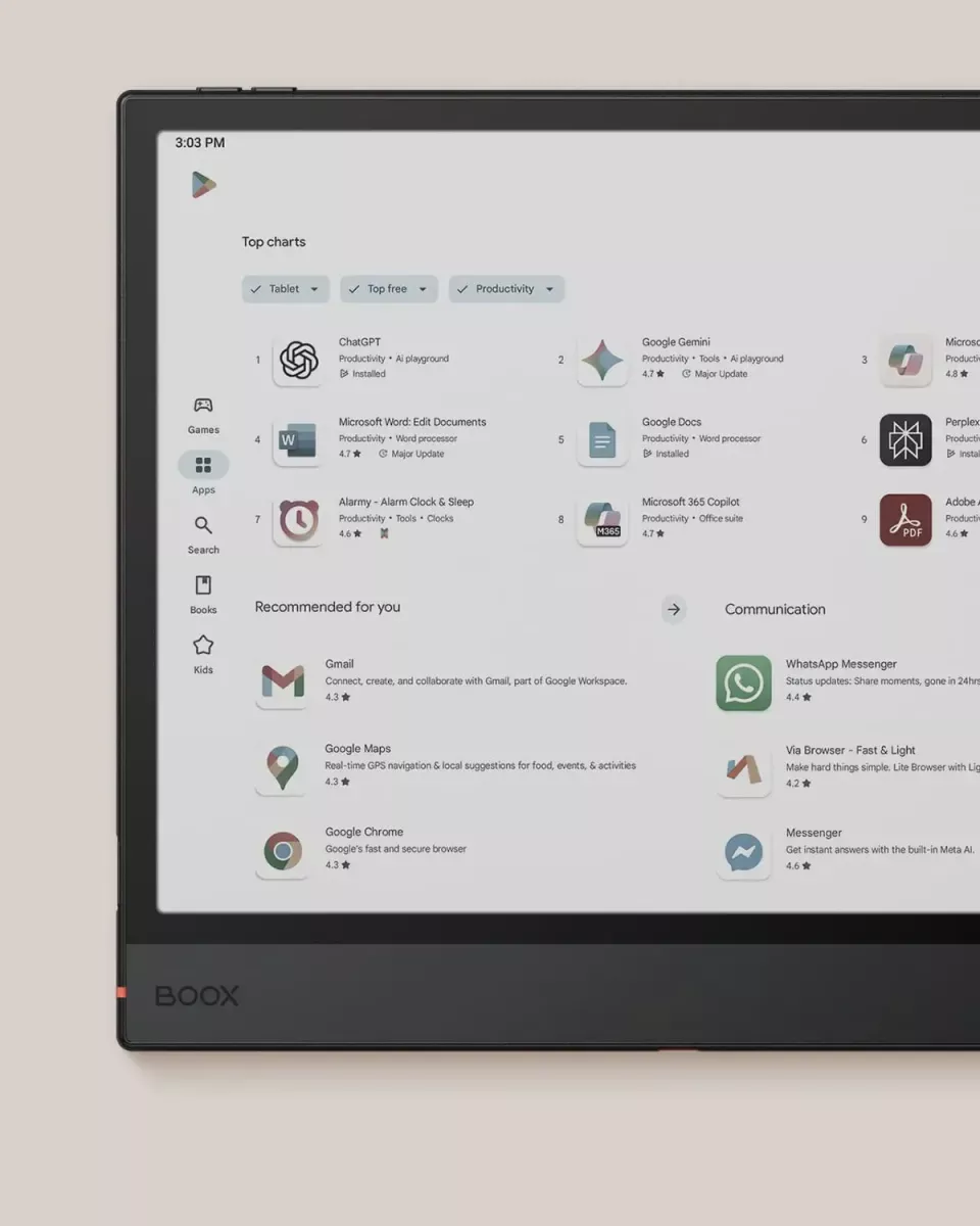 Onyx Boox Note Air 5 Color z ekranem Kaleido 3