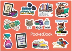 Naklejki PocketBook + 2200 ebooków GRATIS! Naklejki PocketBook